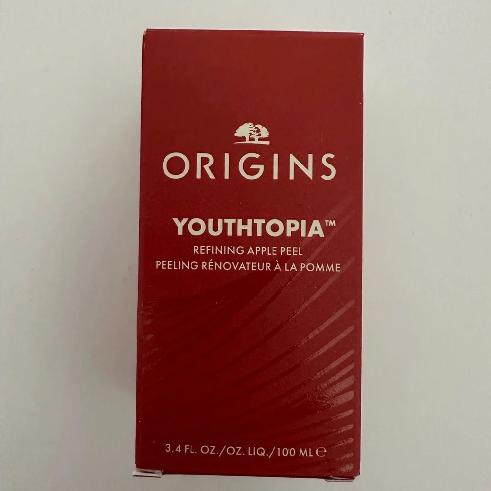 NIB Origins Youthtopia Refining Apple Peel 3.4 fl oz Exfoliating Selfcare